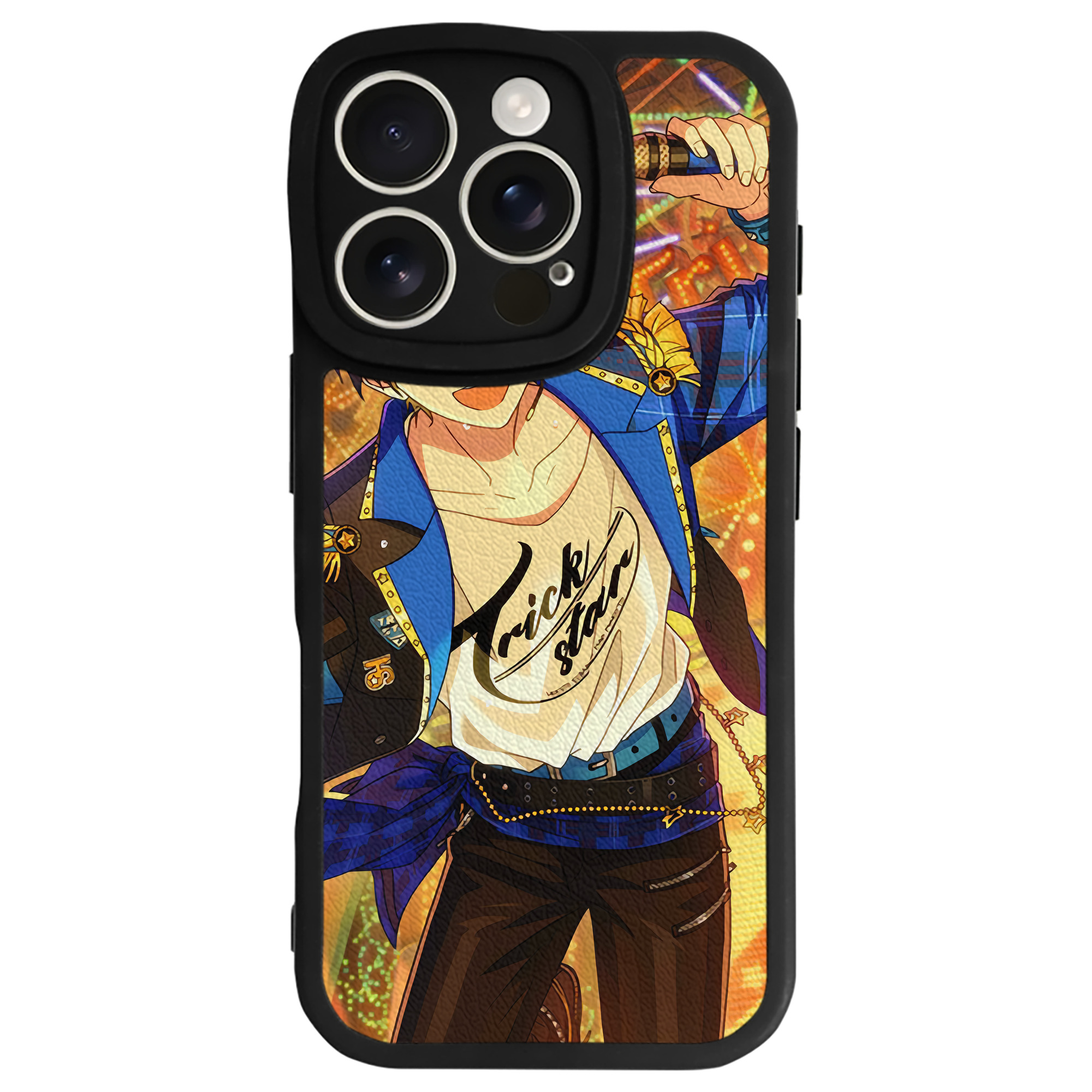 （画像用） あんさんぶるスターズ! Ensemble Stars 【iPhone 16シリーズ対応】シリコンスマホケース（レザー調） 材質：シリコン